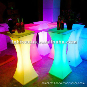 APP controlled color changing led cocktail table